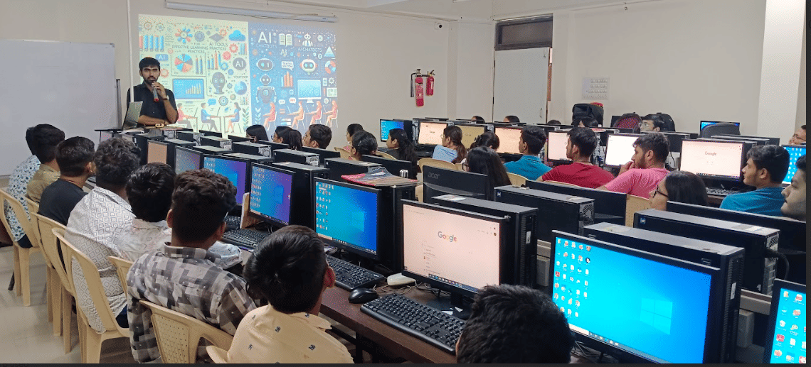 L J Institute of Media and Communications Ahmedabad AI Workshop Open for All photo 2